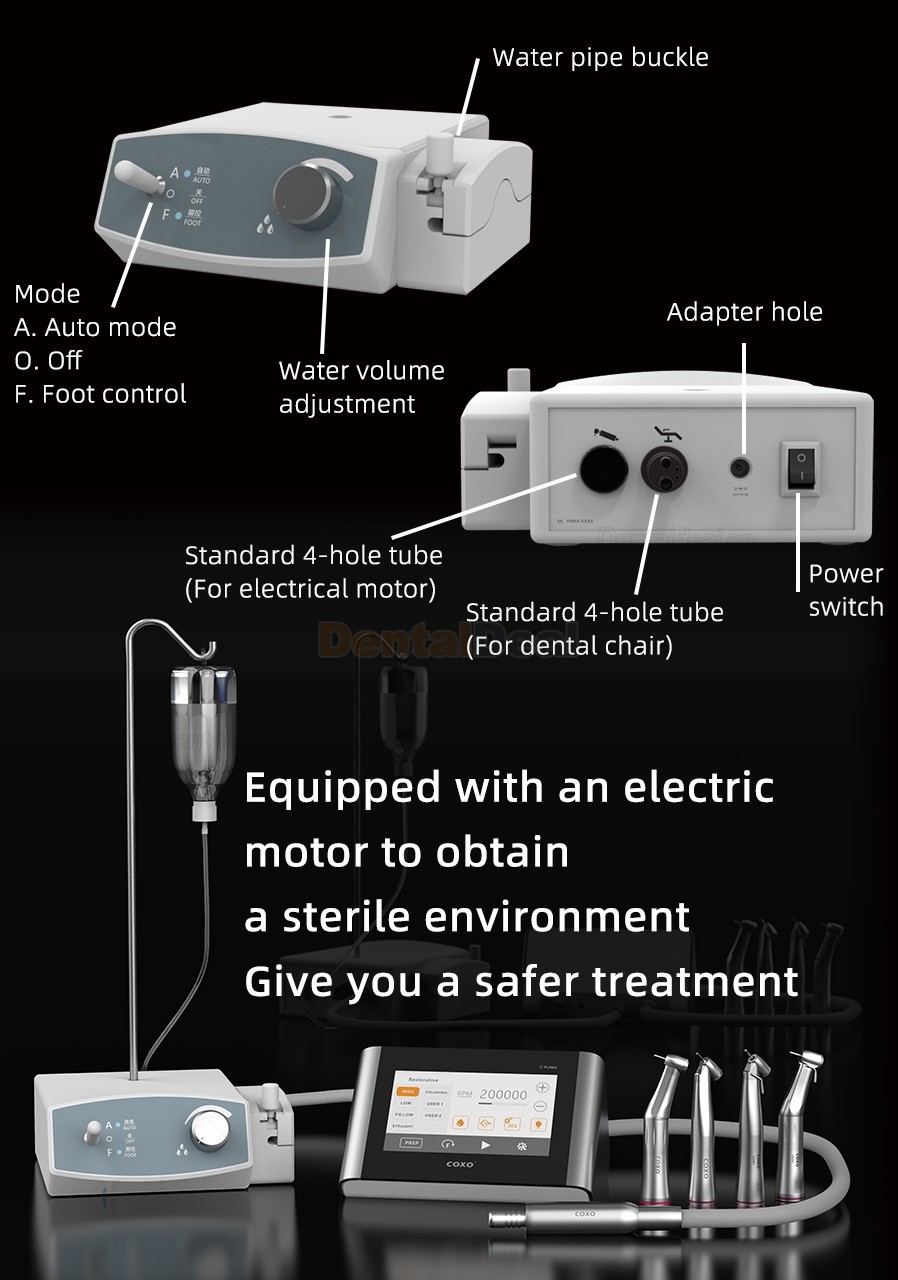COXO CX265-76 Automatic Water Supply System For Dental Electric Motor